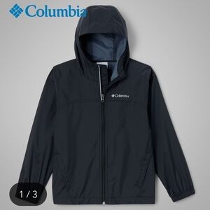 Columbia Youth Black Hooded Jacket